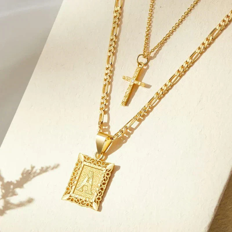 Seraphina Initial Necklace Set | Gull