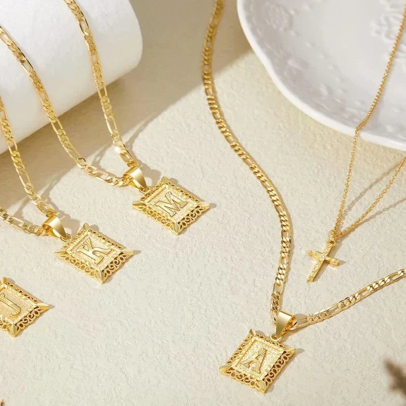 Seraphina Initial Necklace Set | Gull