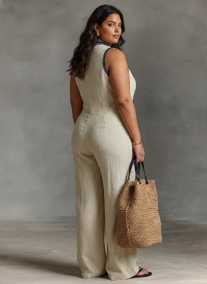 Wynne - Brodert Lin Jumpsuit