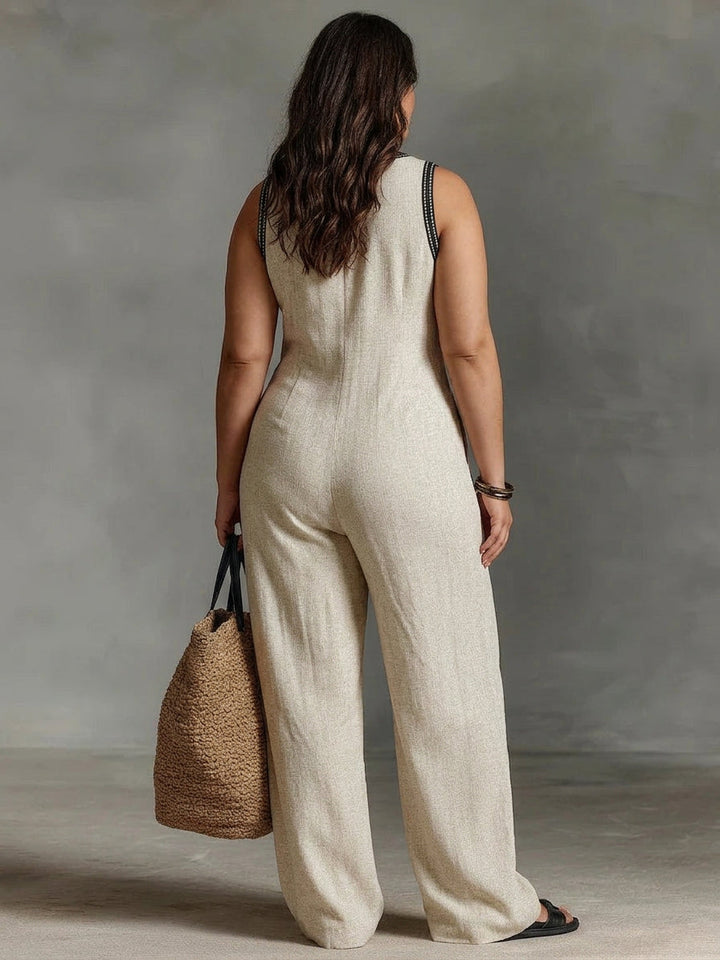Wynne - Brodert Lin Jumpsuit