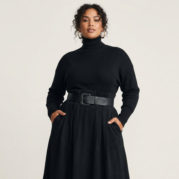 Aisha Jumpsuit med Høy Hals