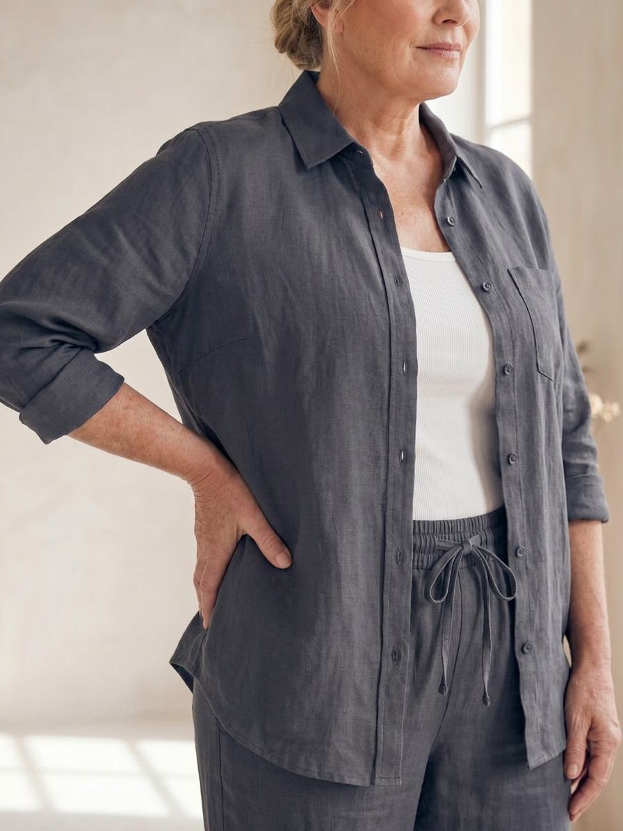 Paloma | Langermet skjorte og tapered bukser sett