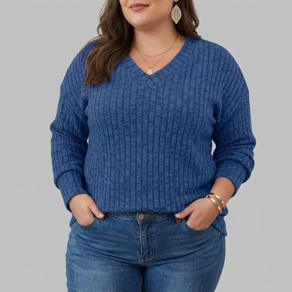 Opaline | V-Hals Langermet Topp