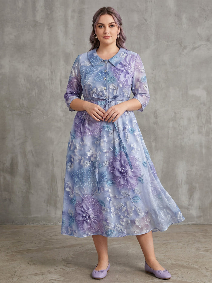 Perdita | Frosted Bloom Kjole
