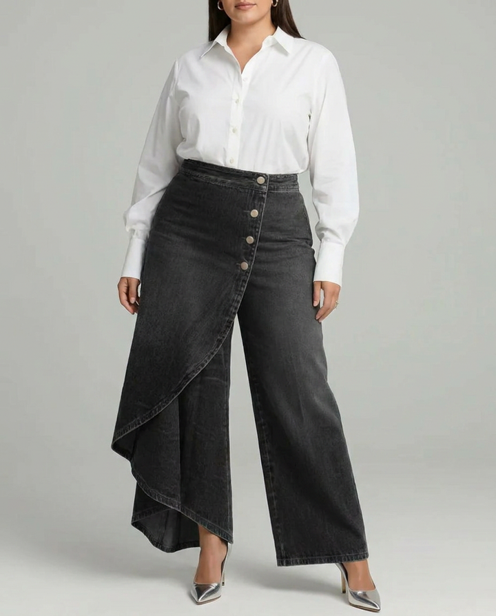 Priya | Denim Innsvung Bukser