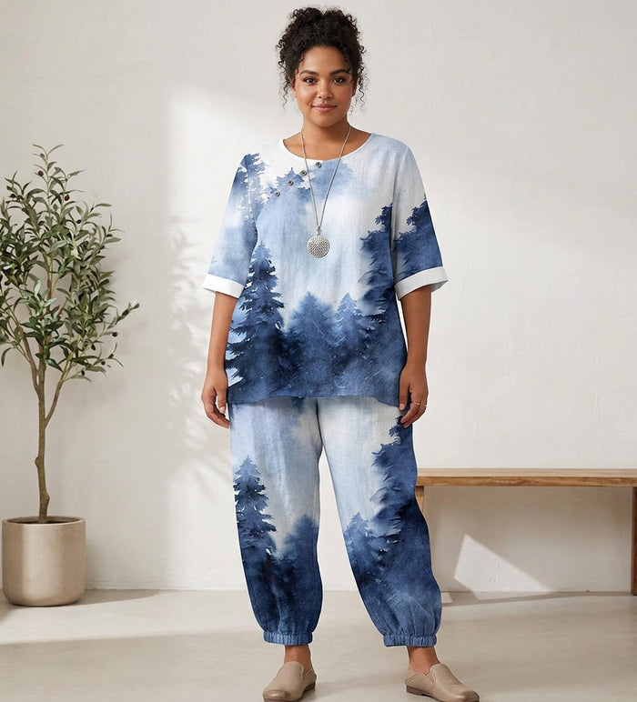 Romy 3D Print Sett: Uanstrengt Casual Stil