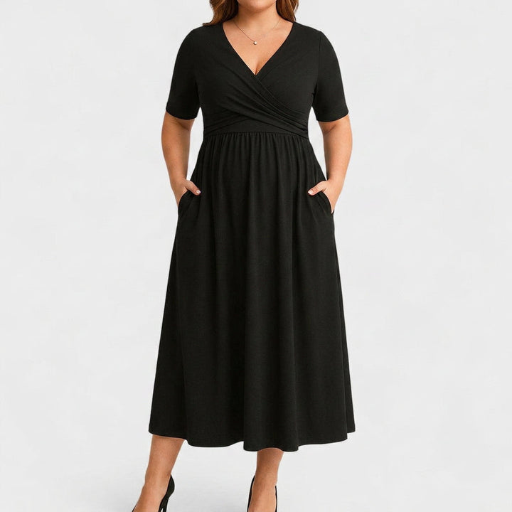 Rosa | Elegant Midi Kjole