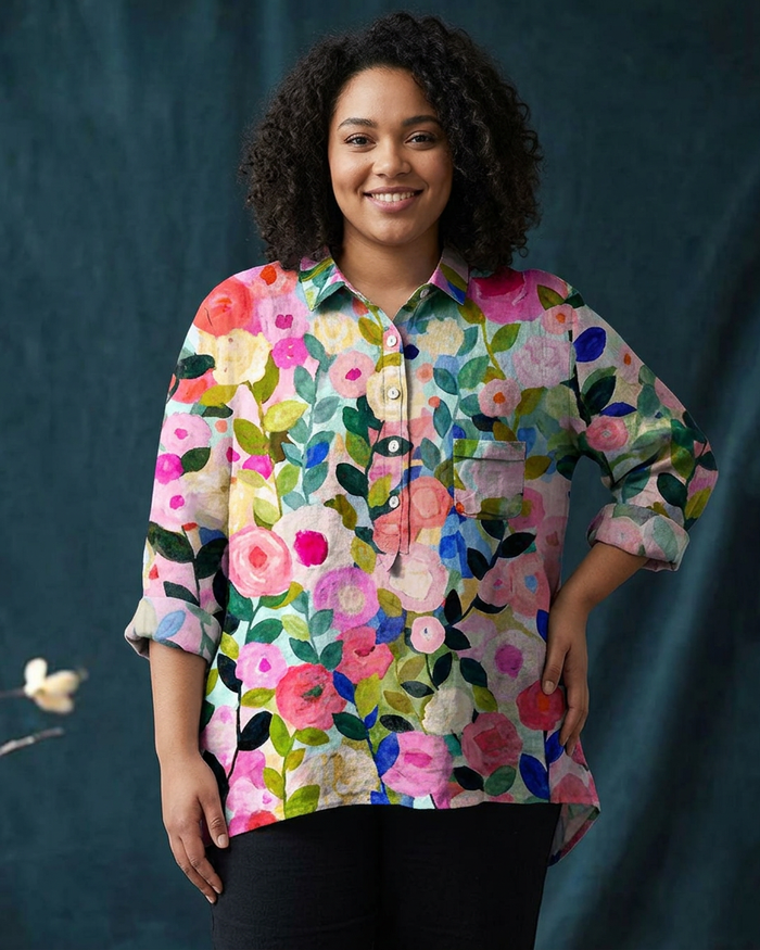 Bria | Blomsterbluse