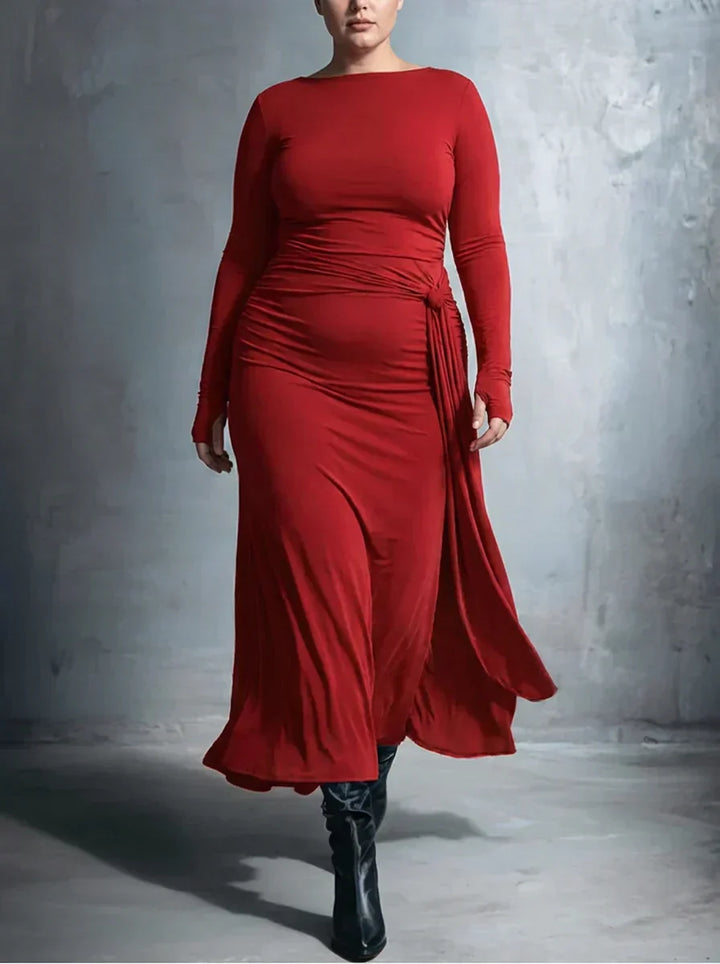 Anaïs ❘ Maxi kjole med sideknute