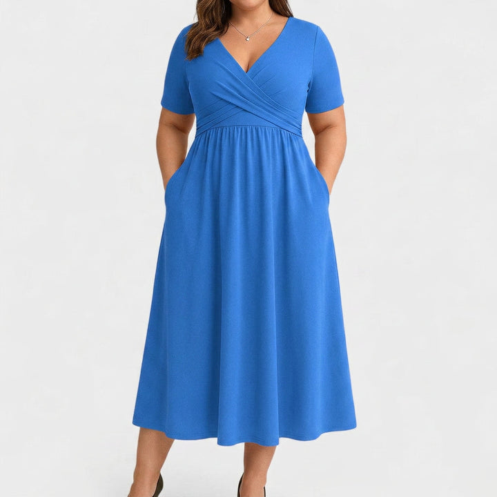Rosa | Elegant Midi Kjole
