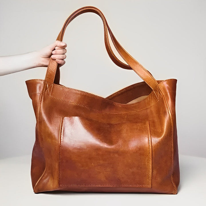 Isolde - Vintage Skinn Crossbody Veske