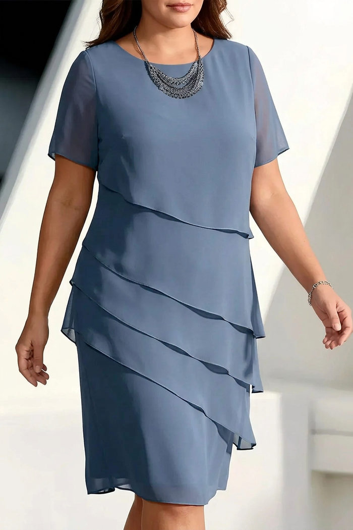 Carys | Elegant Komfort Volangkjole