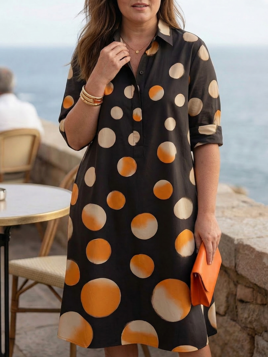 Anaïs | Sunset Dot Kjole