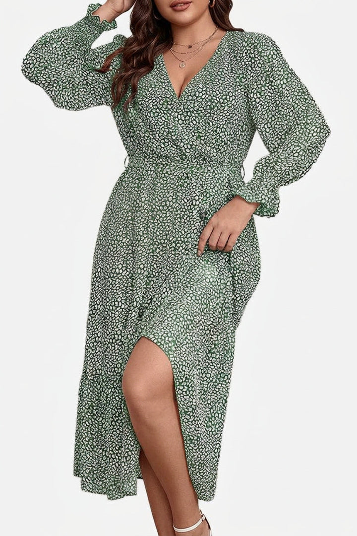 Zaina - Bloom Wrap Midi Kjole