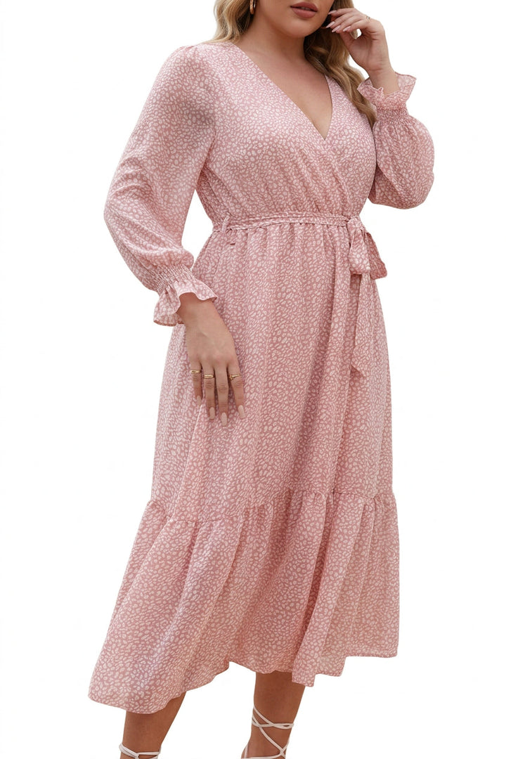 Zaina - Bloom Wrap Midi Kjole