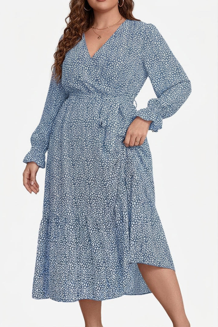 Zaina - Bloom Wrap Midi Kjole