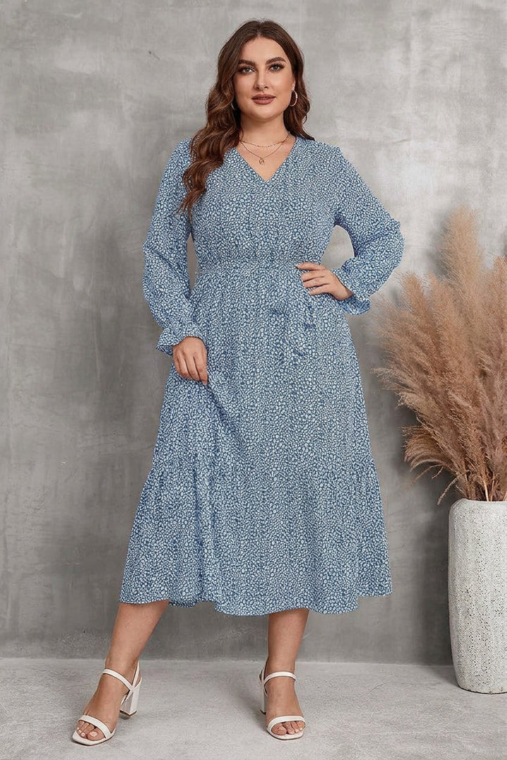 Zaina - Bloom Wrap Midi Kjole