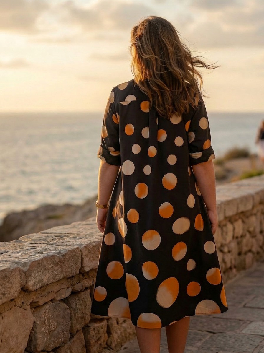 Anaïs | Sunset Dot Kjole