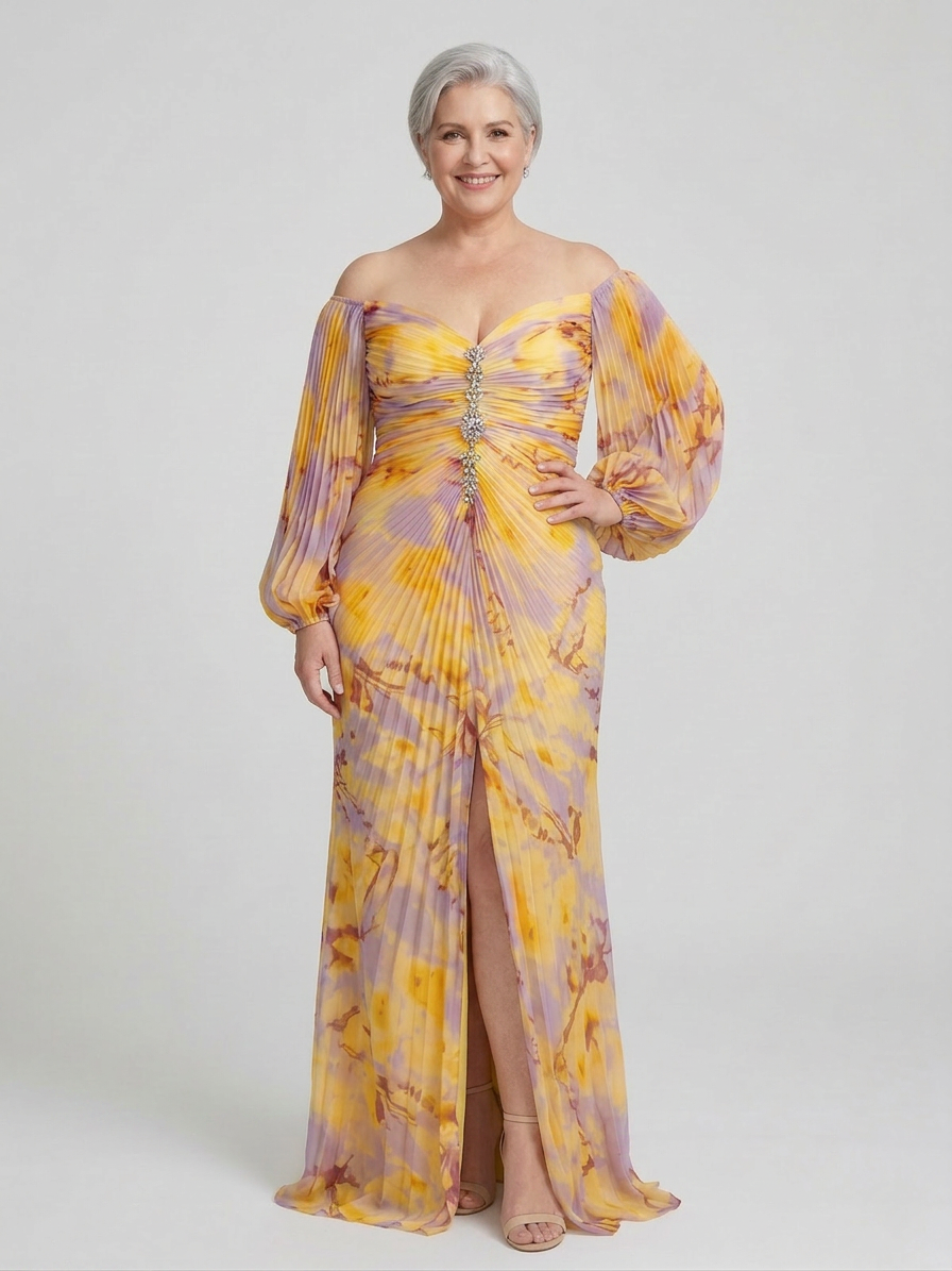Noa - Elegant Kjole med V-hals