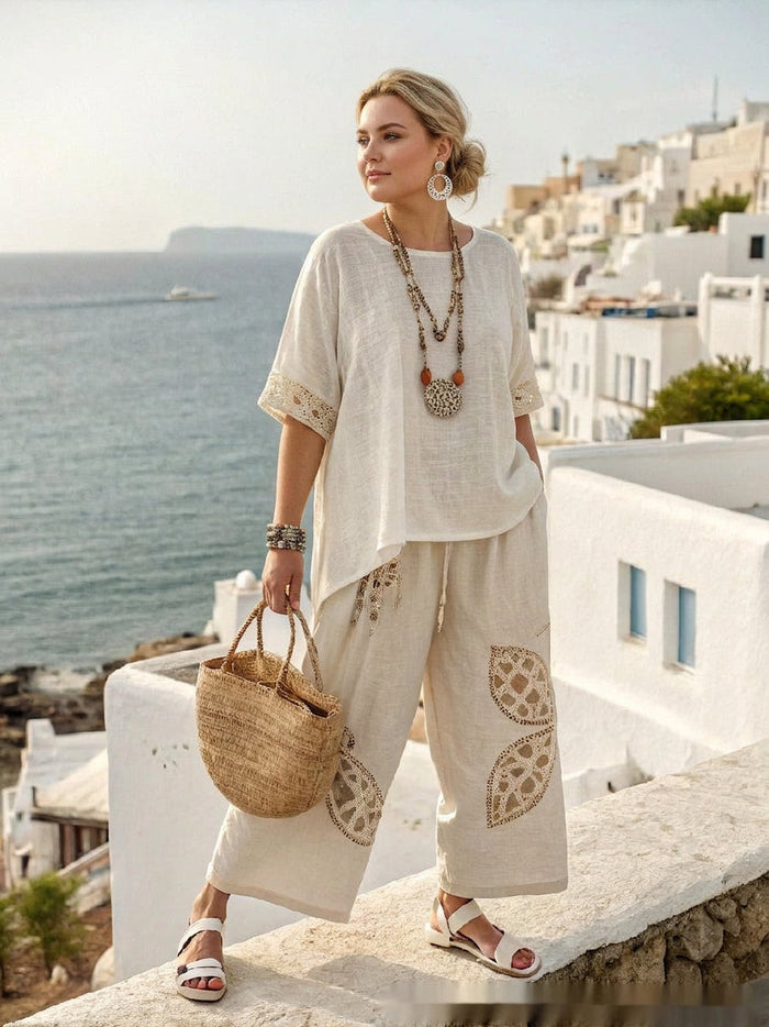 Ffion | Boho Brodert Kystsett