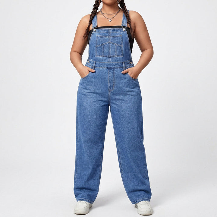 Amina Denim Overaller Casual