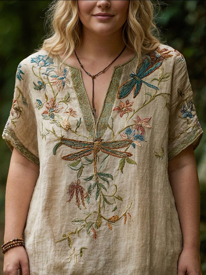 Perdita | Myk Feminine Løs Passform Bluse