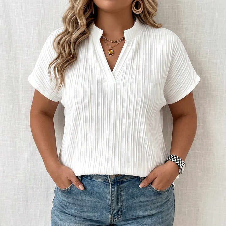 Ondine | Casual Ensfarget Bluse