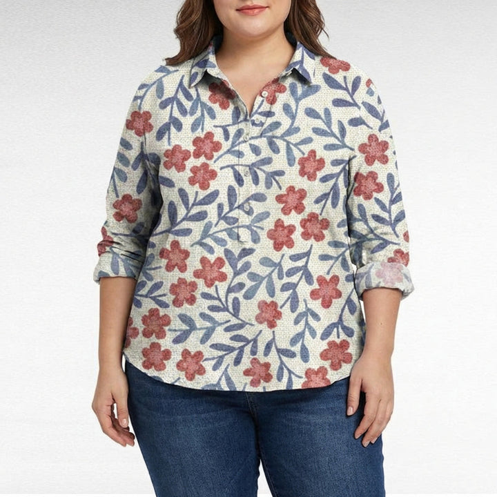 Saskia | Elegant Lin Sommerbluse