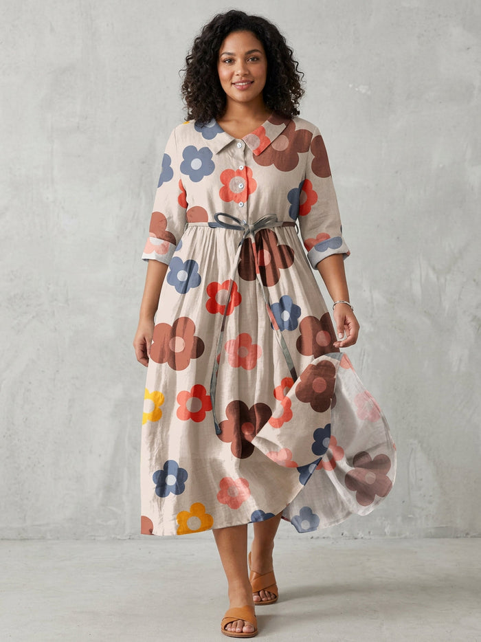 Cassia | Retro Bloom Kjole