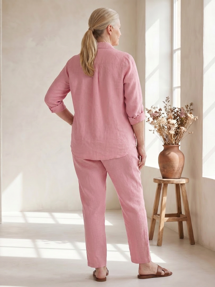 Paloma | Langermet skjorte og tapered bukser sett
