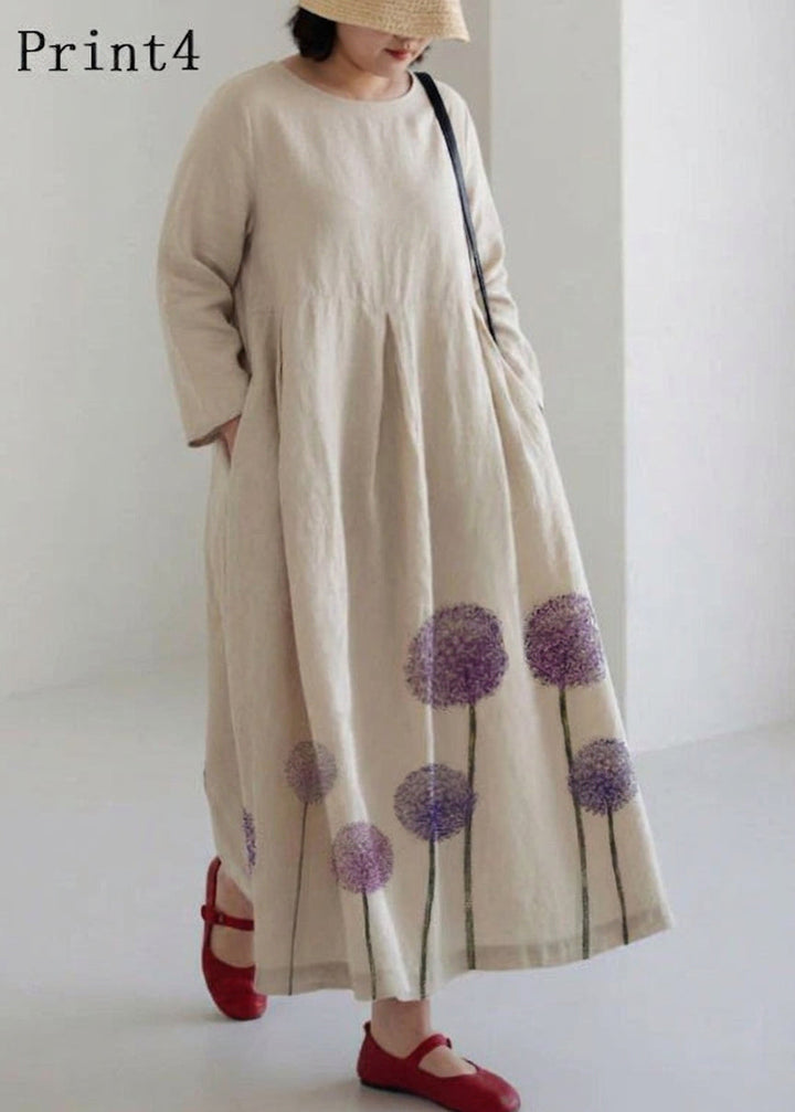 Celestine - Aprikos Bomullskjoler Lommer Patchwork Vår