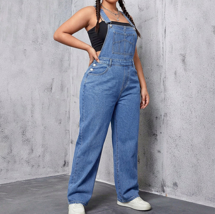 Amina Denim Overaller Casual
