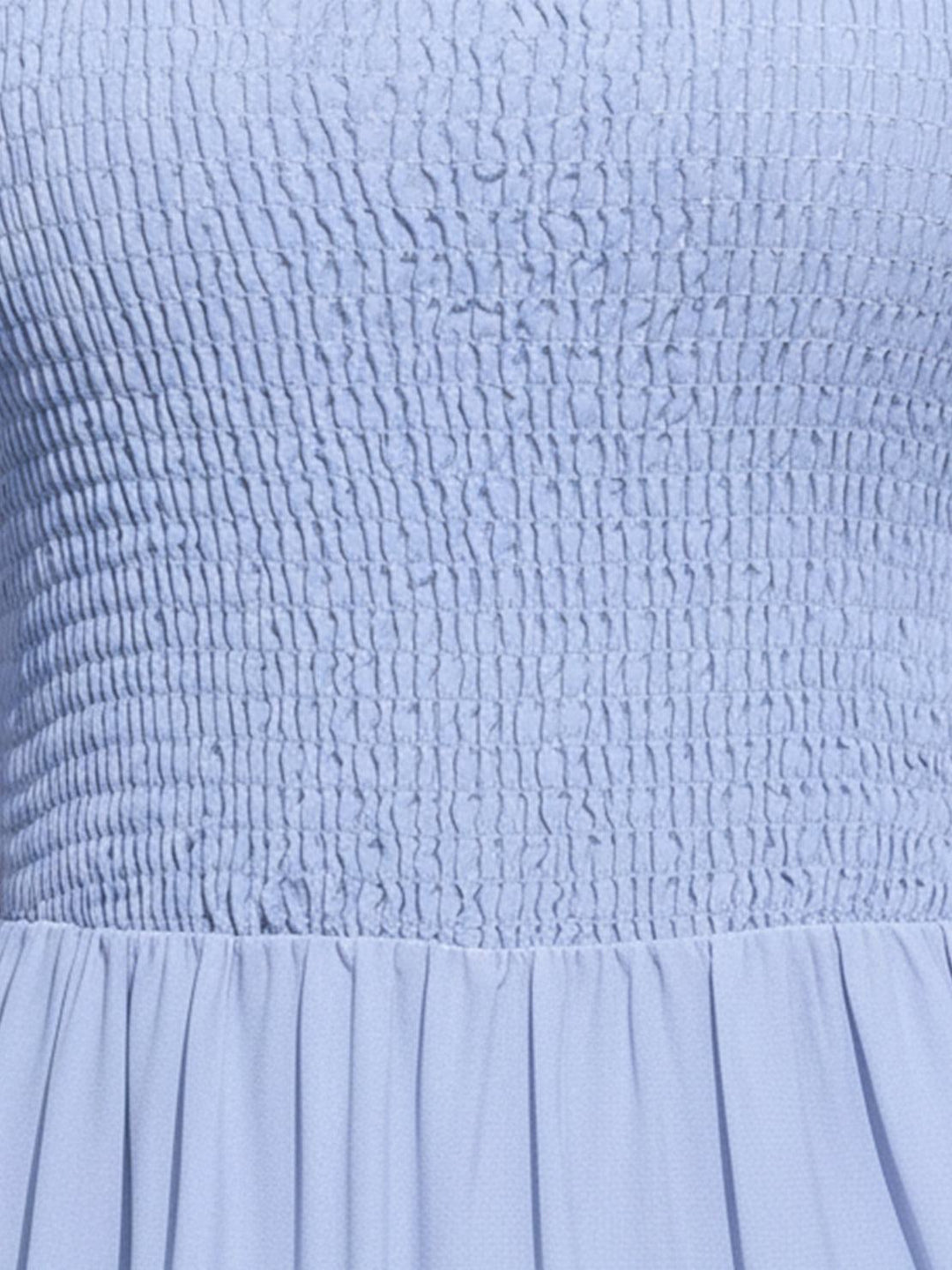 Cassia - Smocked Uten Ermer Maxi Kjole