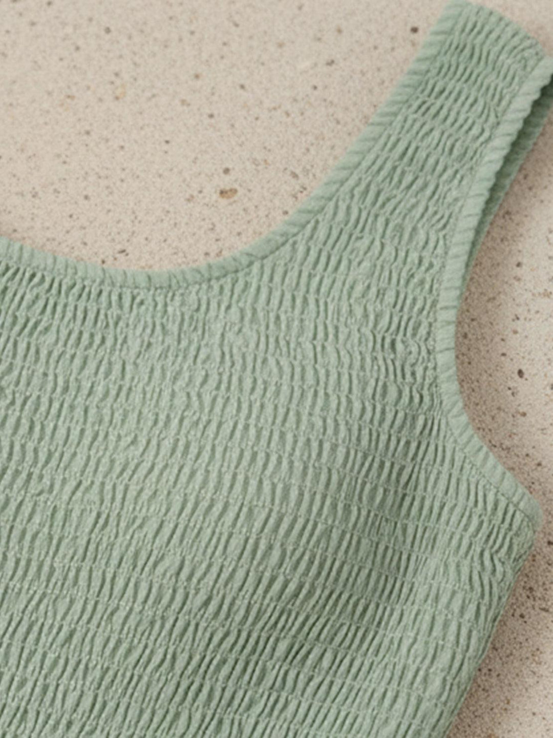 Cassia - Smocked Uten Ermer Maxi Kjole
