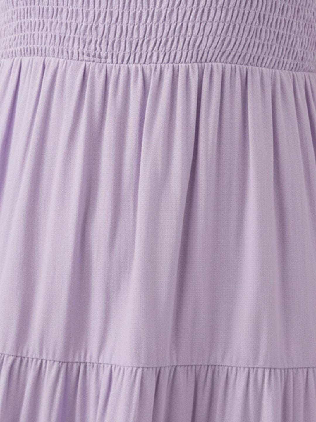 Cassia - Smocked Uten Ermer Maxi Kjole
