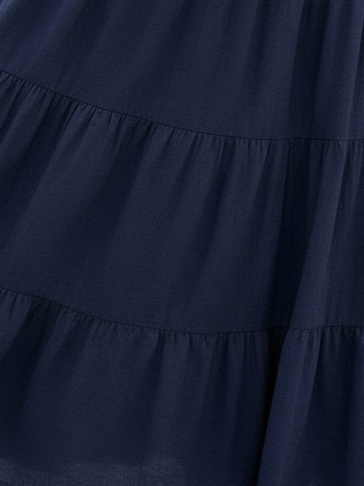Cassia - Smocked Uten Ermer Maxi Kjole