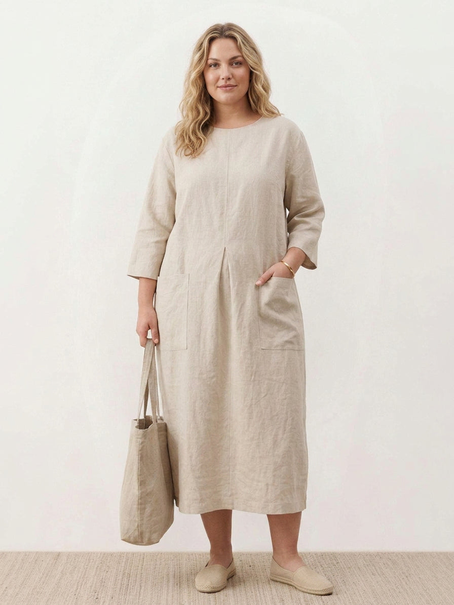 Yuki - Bomulls Maxi Kjole