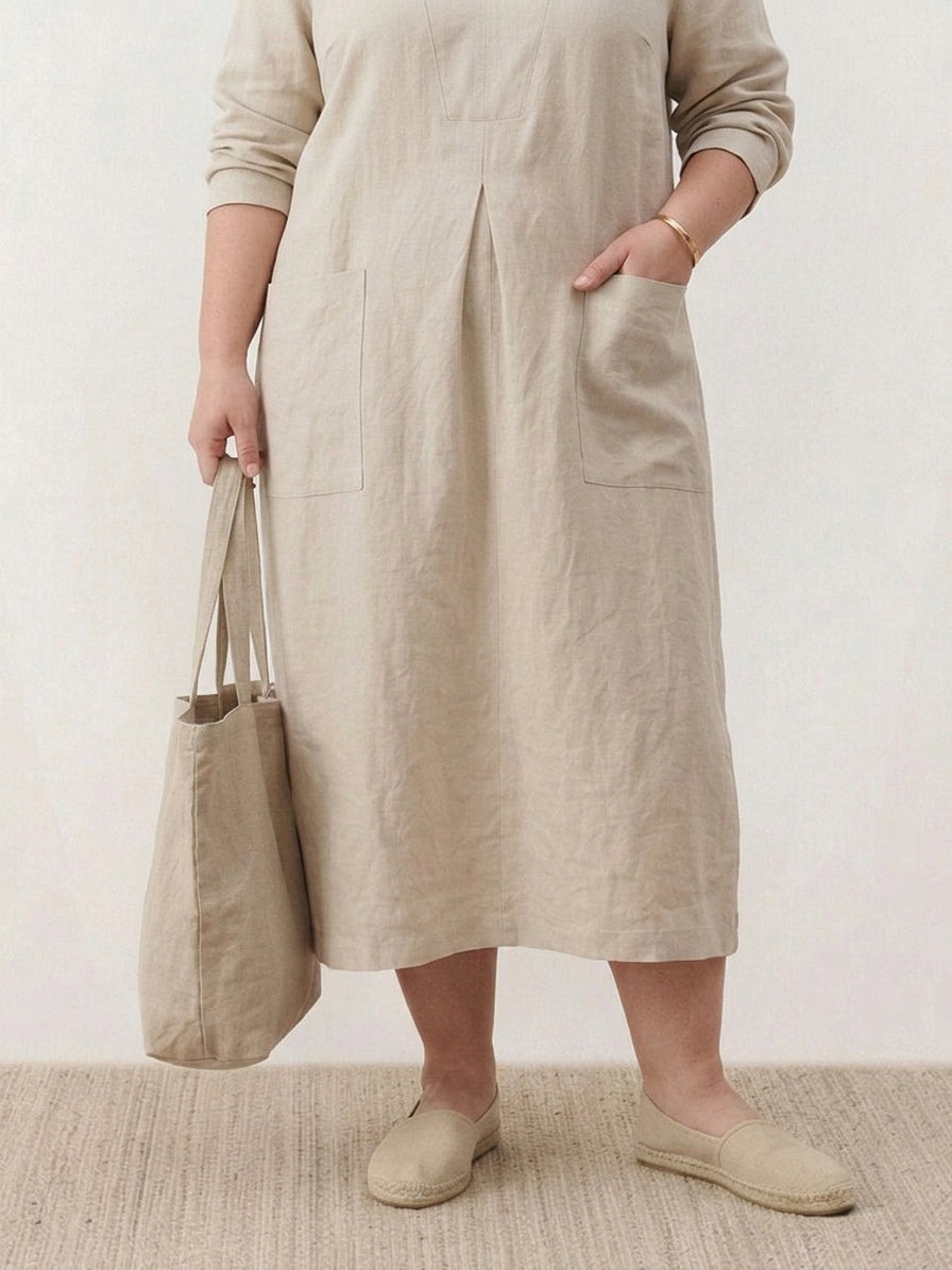 Yuki - Bomulls Maxi Kjole