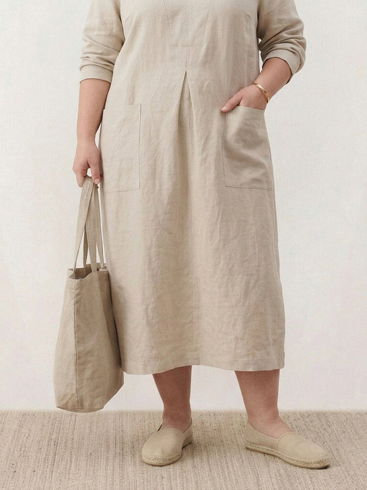 Yuki - Bomulls Maxi Kjole