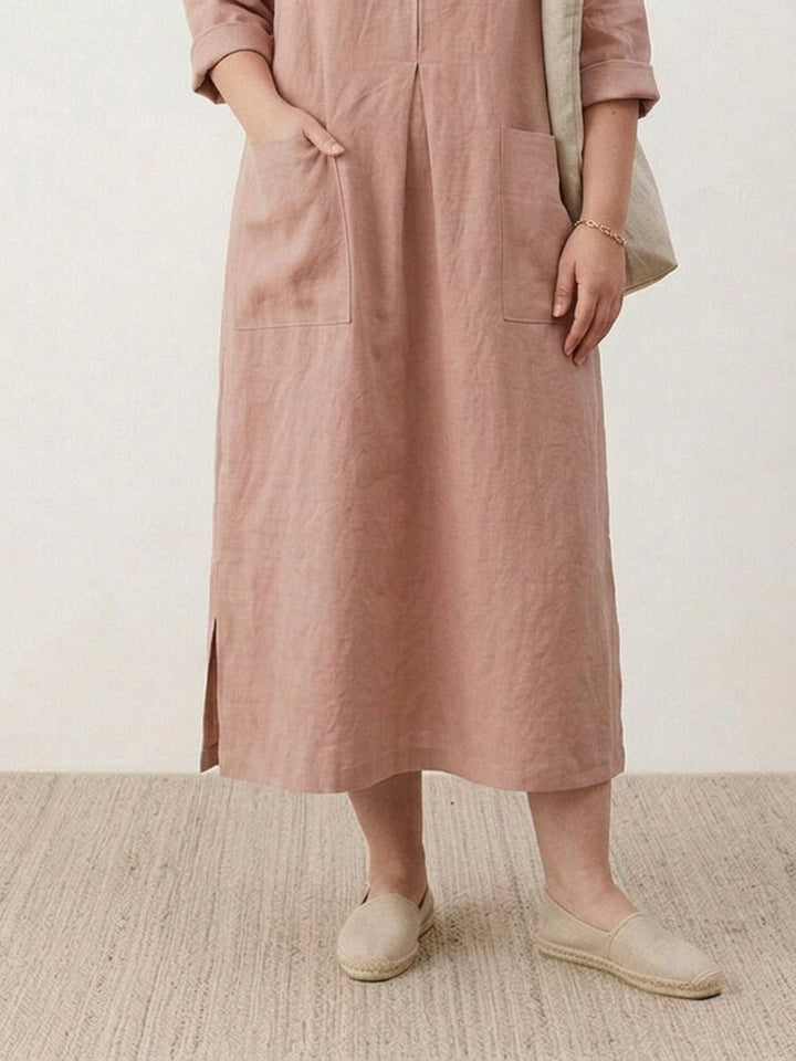 Yuki - Bomulls Maxi Kjole