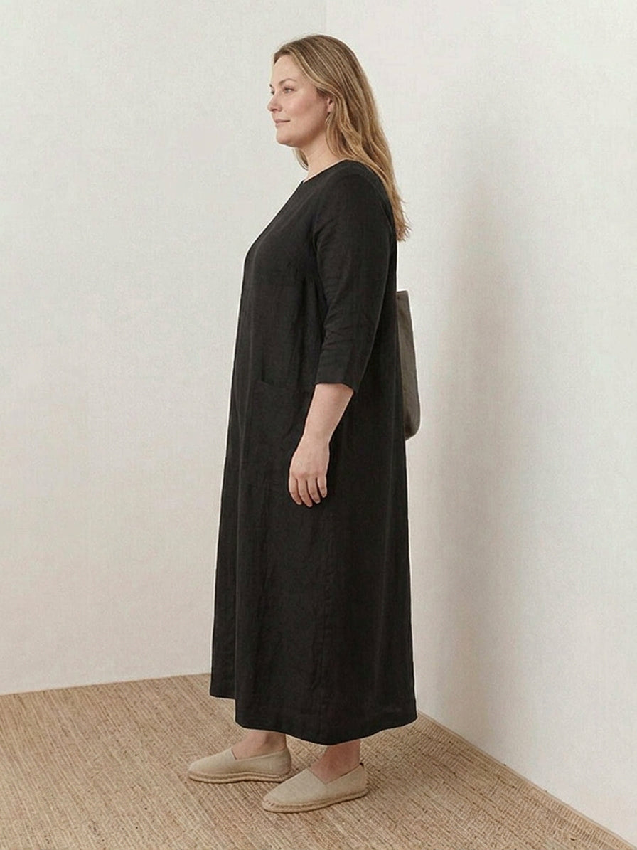 Yuki - Bomulls Maxi Kjole