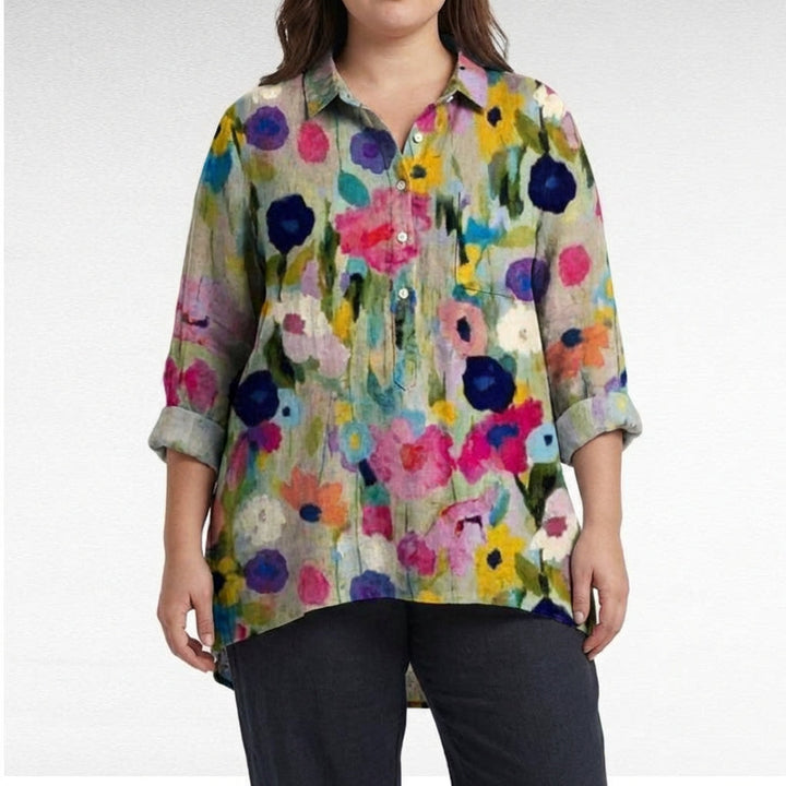 Saskia | Elegant Lin Sommerbluse