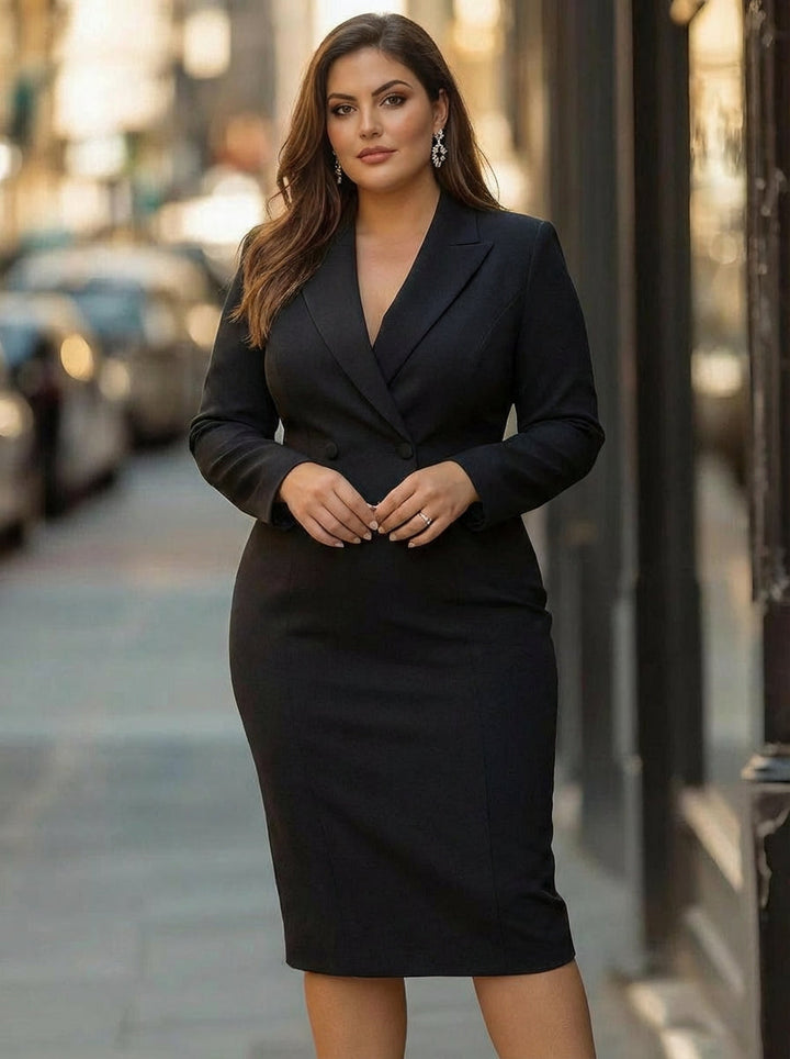 Ines | Elegant Skreddersydd Midikjole