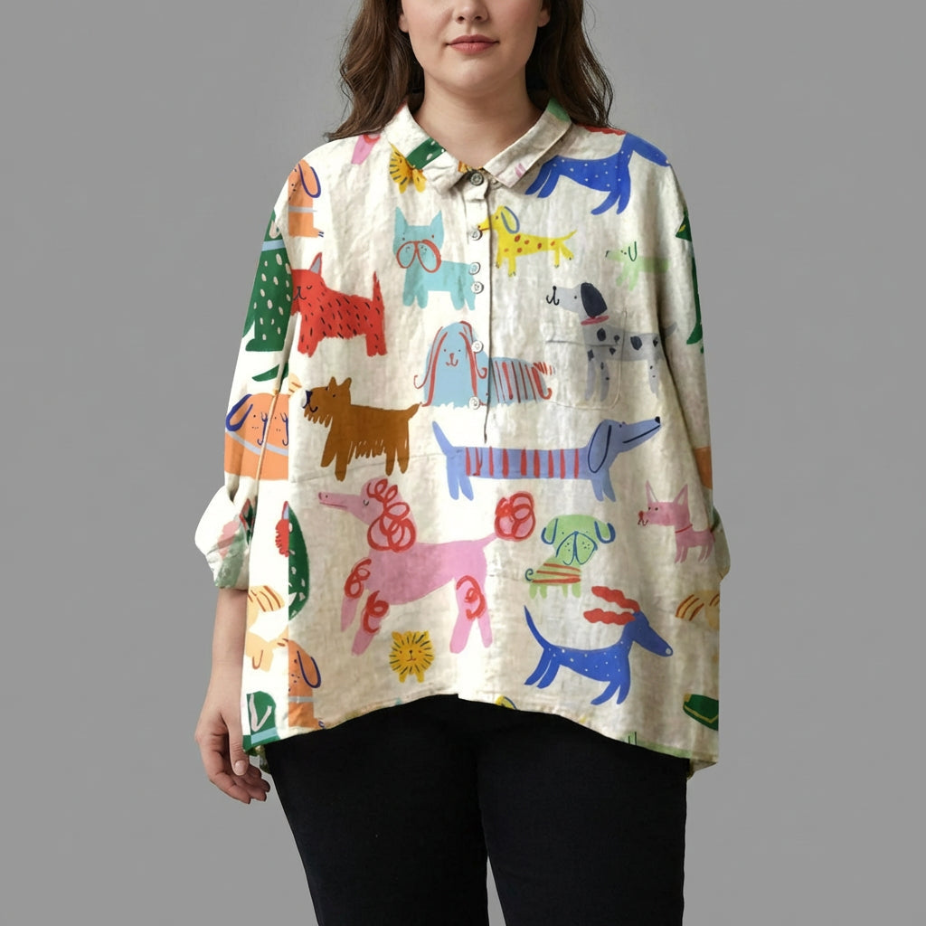 Ondine | Elegant lin sommerbluse