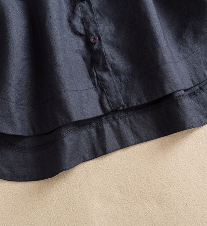 Clover - Ren Bomull Flex Dame Kurta Skjorte