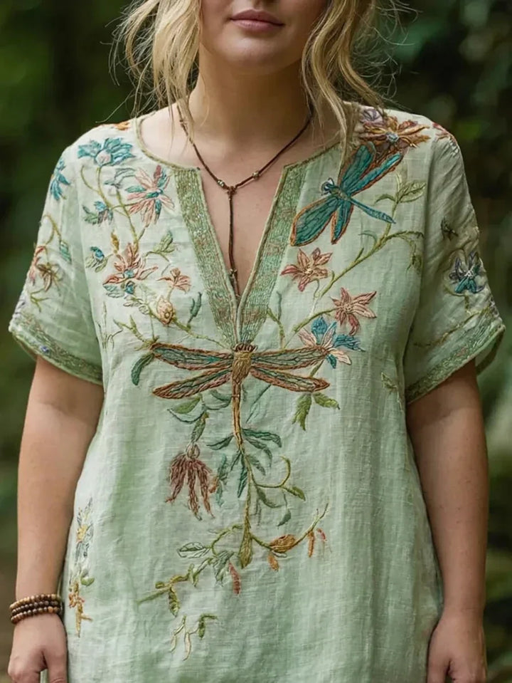 Perdita | Myk Feminine Løs Passform Bluse