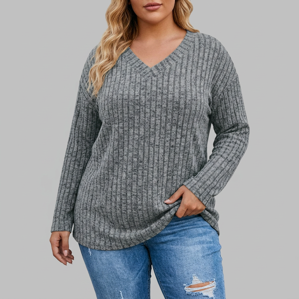 Opaline | V-Hals Langermet Topp