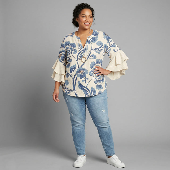 Perle | Komfortabel Bluse