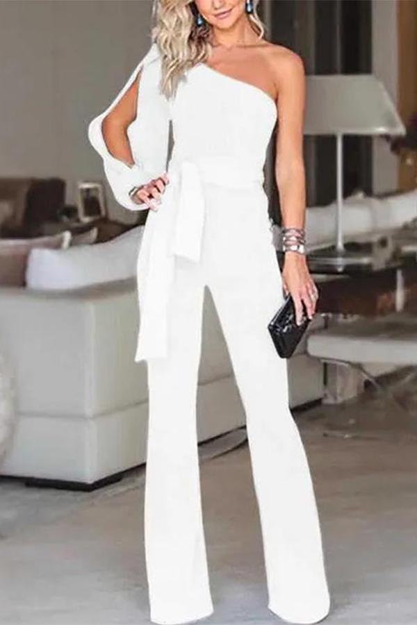 Marlow - Menodress Kald En-Skulder Jumpsuit