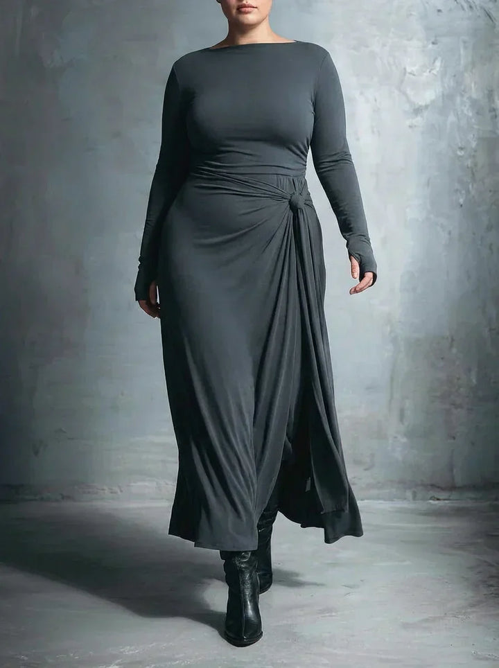 Anaïs ❘ Maxi kjole med sideknute